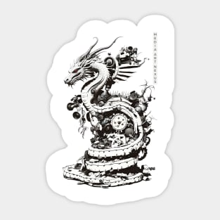 Industrial Dragon Design series 8 Sticker